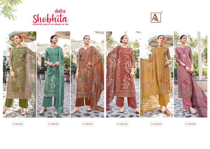 Shobhita By Alok Jam Printed Dress Material Wholesale Suppliers In Mumbai